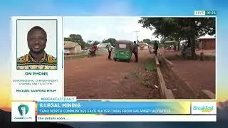 Illegal Mining Crisis: Tano North Communities Face Severe Water Shortage
