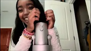 ASMR (timestamps in description) gripping, brushing, whispers, etc.