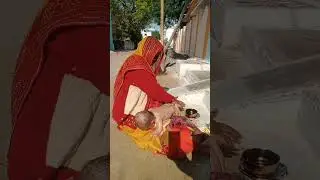 Indian traditional way of baby massage #massage #traditional #trending #viral #status #baby