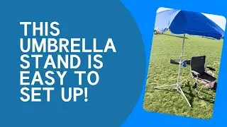 Easy Setup Wondershade 5' Sun Shade Umbrella Review | Perfect for Soccer Moms!