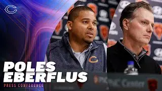 Ryan Poles and Matt Eberflus post-draft availability | Chicago Bears