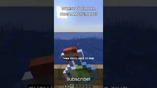Where To Find An Ocean Monument In Minecraft?!