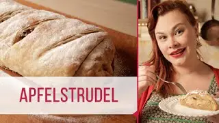 Apfelstrudel - Torta folhada de maçã