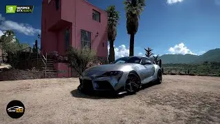 Toyota GR supra 2020 | Forza Horizon 5 | GTX 1050Ti Gameplay | with FPS |  @SteerHUB ​