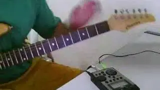 Feedback effect demonstration with Korg Pandora PX4D