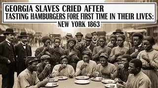 Georgia Slaves Cried After Tasting Hamburguers for the First Time in Their Lives: New York 1863!
