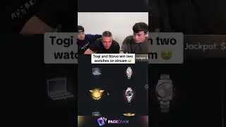 Togi and steve win two watches on stream #kick #packdraw #fyp #epic