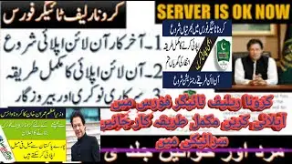 How to apply for corona relief tiger force job | corona relief tiger force ko join karen khidmat