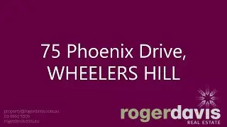 75 Phoenix Drive, WHEELERS HILL