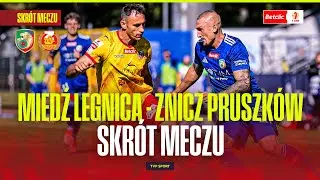 SKR&Oacute;T: MIEDŹ LEGNICA - ZNICZ PRUSZK&Oacute;W. BETCLIC 1 LIGA - 11. KOLEJKA