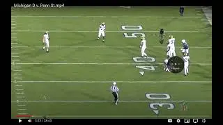 Football Defense- Dent, spill & Wrong Arm Technique. Taking on Pullers & Slice Blocks.No Sound
