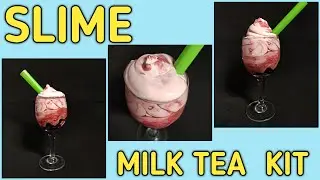 Milk Tea Slime Kit | Mixing Demo