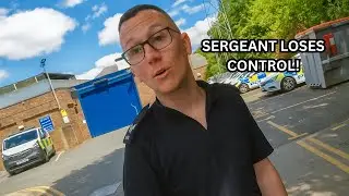 UK Sergeant SNAPS & Illegally PUSHES Auditor &mdash; Then Gets EXPOSED Badly!