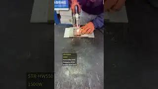 Observe o Laser Soldar A&ccedil;o Carbono 6mm #soldagemalaser #laserwelding #a&ccedil;ocarbono