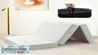 Hcore 1 PC Tri fold Memory Foam Mattress 6 Inch Fold