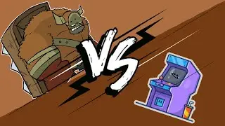 Me vs  Barbarian Champion (Castle Crashers)