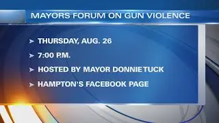 Hampton mayor to host virtual gun violence forum