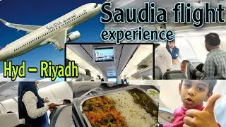 Saudia flight Service ✈️ in detail | Hyderabad to Riyadh | Indian life in Saudi Arabia