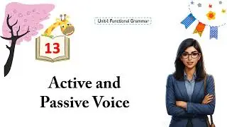 Grammar 6 chapter 13 Active and Passive Voice | learning kids video | Future Star