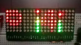 ATtiny1604  5x7 matrix display modules.