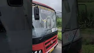 MSRTC Bs6 Tata Lal Pari On Vita Swargate Route Overtaking