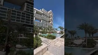 #Dubai #ThePalm Atlantis The Royal | Best view of the pools at Nobu by the Beach 🏖️ .
