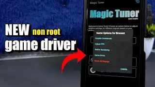 Akhirnya Rilis Custom Game Driver di Magic Tuner terbaru!?