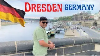 Dresden Germany, City walk in 2022