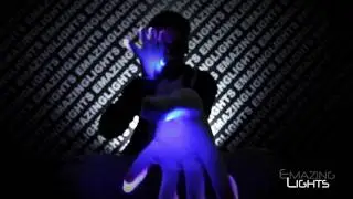 Mumblez [Team [e] Prospect] - Happy Hands Glove Set Glove Light Show [EmazingLights.com]