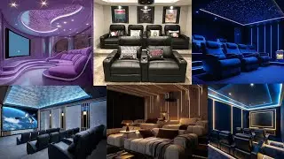 Home theater ideas | Home cinema room designs | Modern media room ideas | @aimafashionanddecoreideas