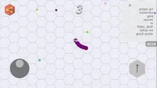 Jugando Snake.io 3