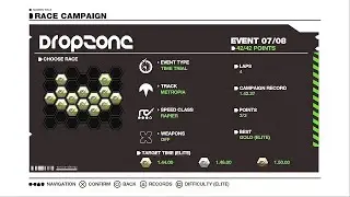 Wipeout HD Dropzone | Elite Difficulty