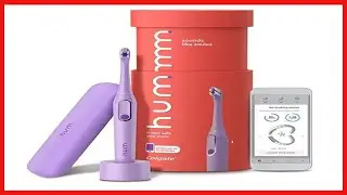 hum by Colgate Electric Toothbrush for Adults, Rechargeable Smart Sonic Toothbrush, Purple