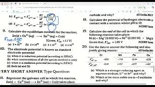 CLASS 12 CHEMISTRY | CLASS 12 ELECTROCHEMISTRY | GIBBS FREE ENERGY QUESTIONS DISCUSSION | CLASS 12