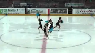 Axel'Gap - Programme de patinage artistique lors des matchs de Hockey - TV16