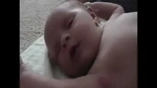 Newborn Kayde..with monster hiccups
