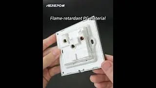 HEREPOW Frameless Switch Sockets &ndash; Sleek, Safe & Ultra-Soft Touch!