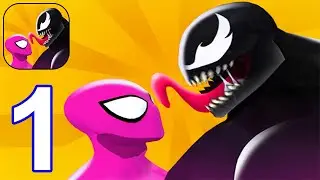 Symbiote Rush Game - Gameplay Walkthrough Part 1 All levels 1-10 (Android,iOS)