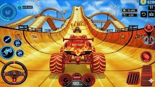Mega Ramp Monster Truck Challenge 😱 BeamNG Drive-Inspired Crashes & Impossible Stunts | Prime Games