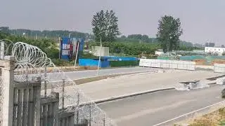 In to Luohexi railway Station, taking a G series fast train