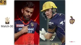 RCB Vs KKR Status😘||4k Ultra HD IPL Full Screen Whatsapp Status||Khelo 4k Status||ViratKohli||Morgan