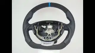 Custom Steering Wheels EU👉 RENAULT Clio 3 mk3 Cup RS Gordini Sport grip Flat bottom steering wheel