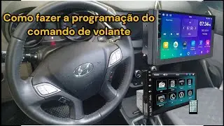 Como fazer a programa&ccedil;&atilde;o do comando de volante na multim&iacute;dia mp5 universal Android
