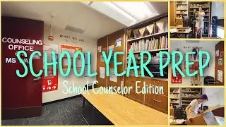 hang with me~ || school year prep with a school counselor