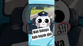 Bahaya banget ,bisa kecelakaan loh kalo kayak gini !!