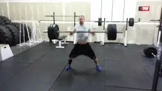 Doug Berry 205# Hang Clean and Jerk