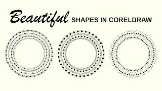 Easy Shape Design | CorelDraw Tutorials for beginners | Tips & Tricks