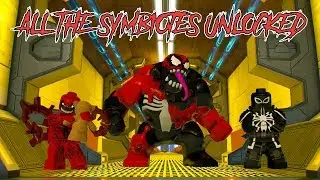 LEGO Marvel Super Heroes 2 All Symbiotes Unlocked! (Spider-Man, Venom, Carnage, Carnom and more!)