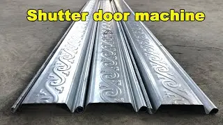 Door shutter roll forming machine | rolling shutter machine price | shutter rolling machine
