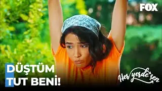 Selin Alara'dan Kaçarken Asılı Kalıyor! - Her Yerde Sen